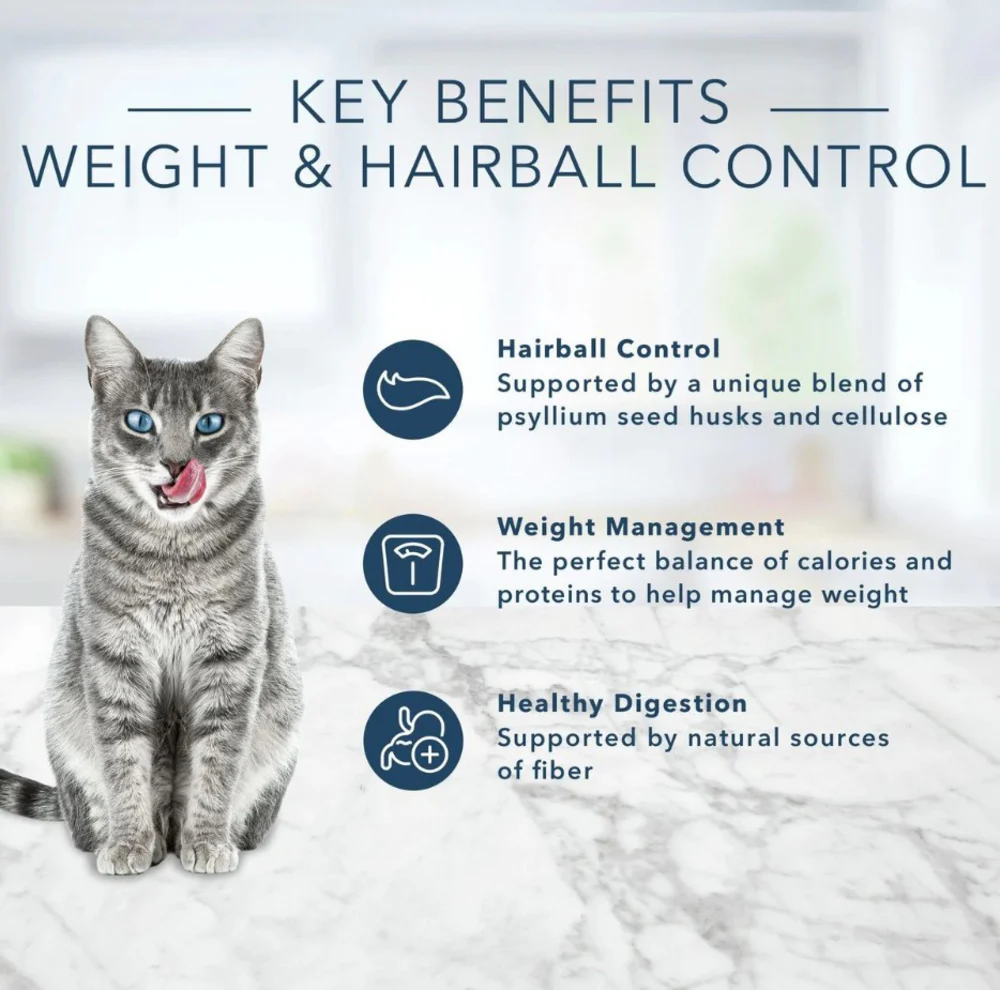 Blue Buffalo Tastefuls Adult Cat Weight & Hairball Control Chicken & Brown Rice Recipe Dry Food - Image 4