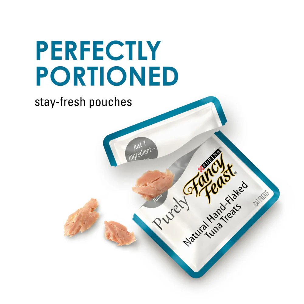 Fancy Feast Purely Natural Hand-Flaked Tuna Cat Treats - Image 4