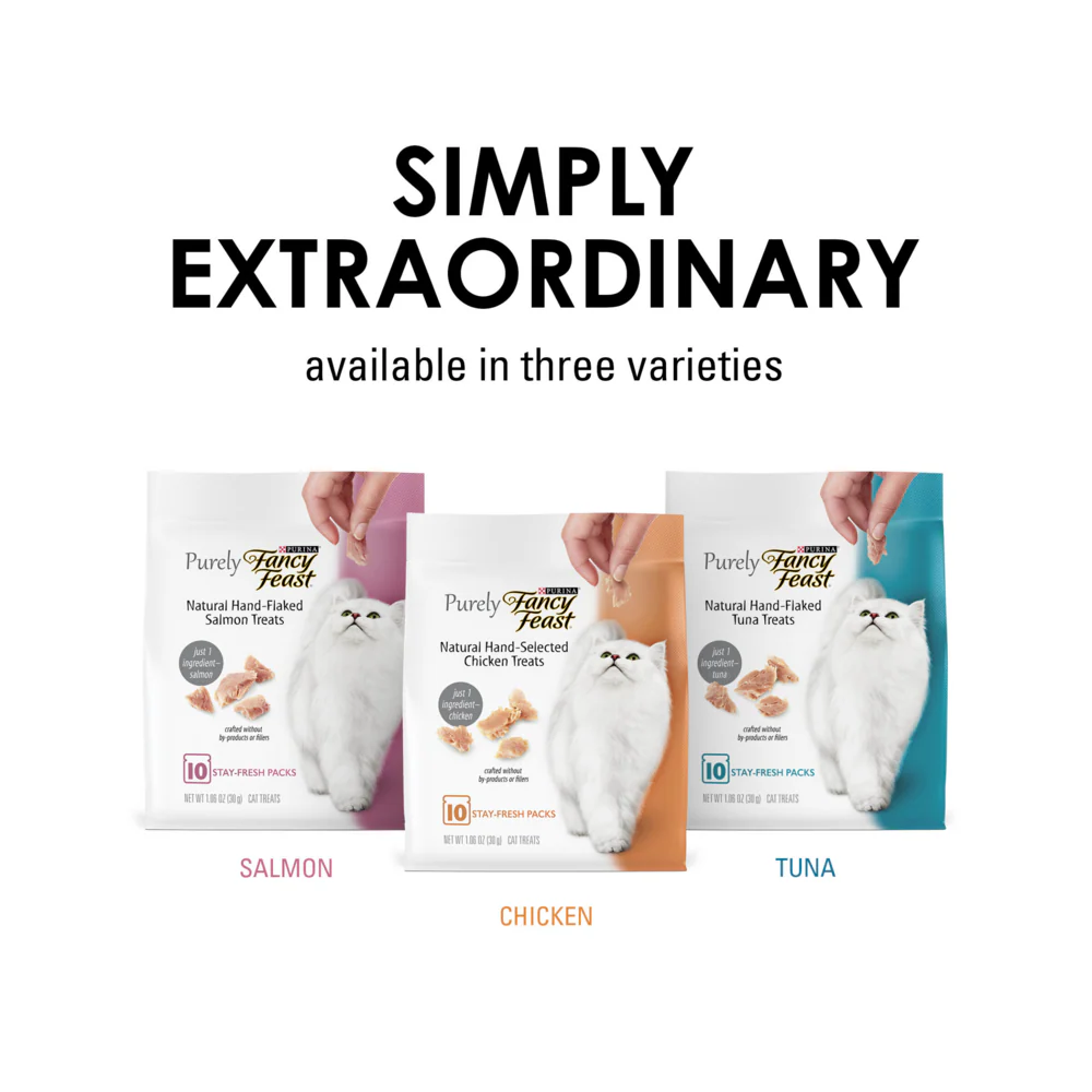 Fancy Feast Purely Natural Hand-Flaked Tuna Cat Treats - Image 8