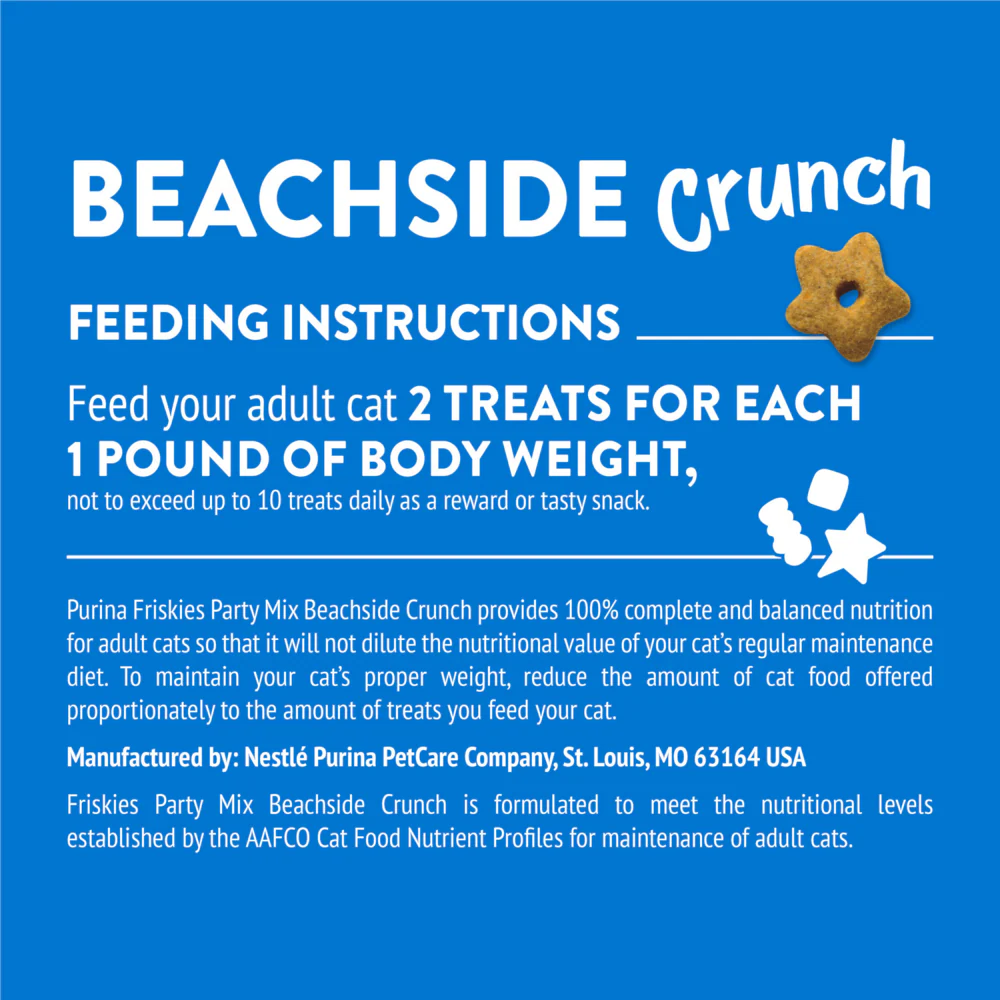 Friskies Party Mix Crunch Beachside Shrimp, Crab and Tuna Cat Treats - Image 6