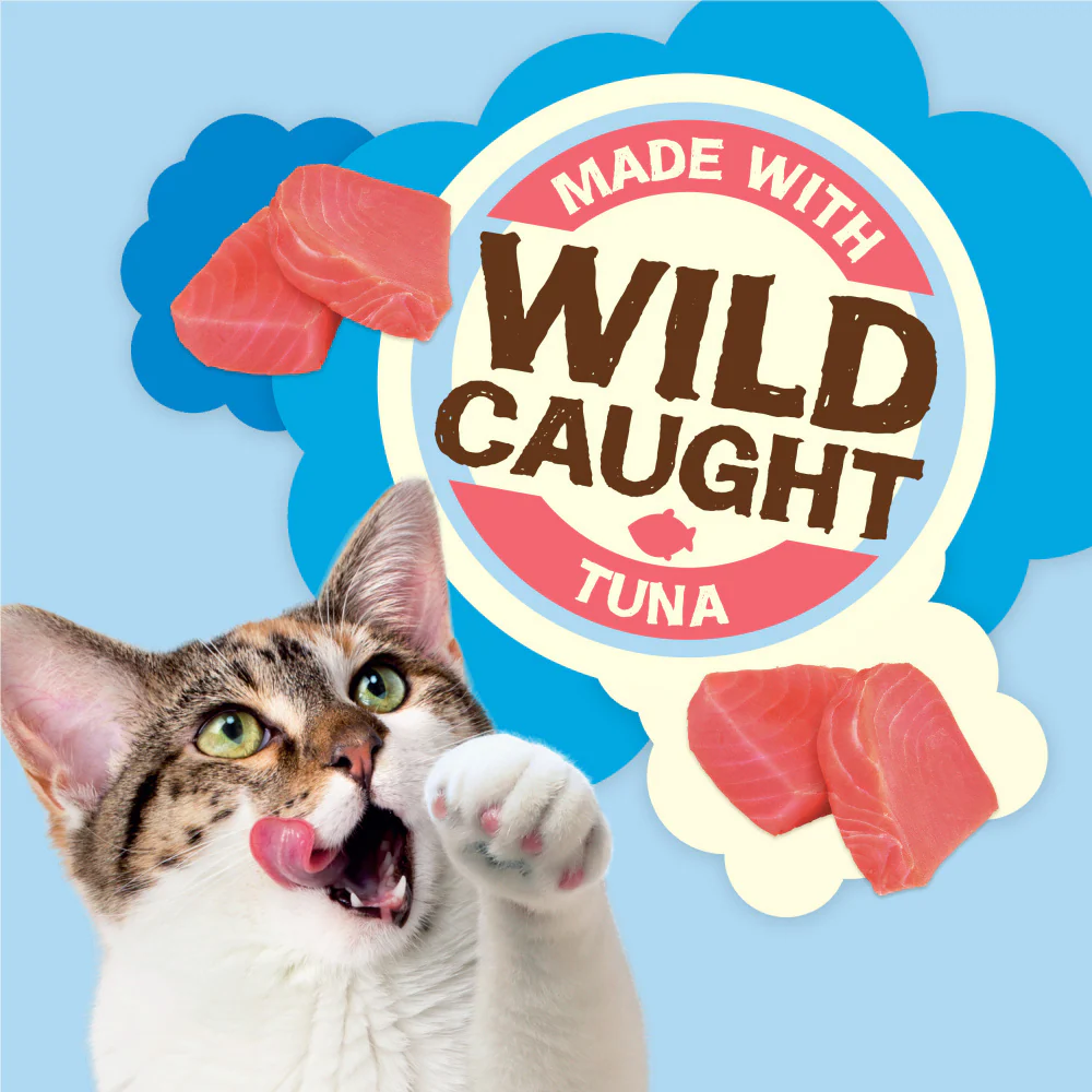 Friskies Party Mix Natural Yums with Real Tuna Cat Treats - Image 4