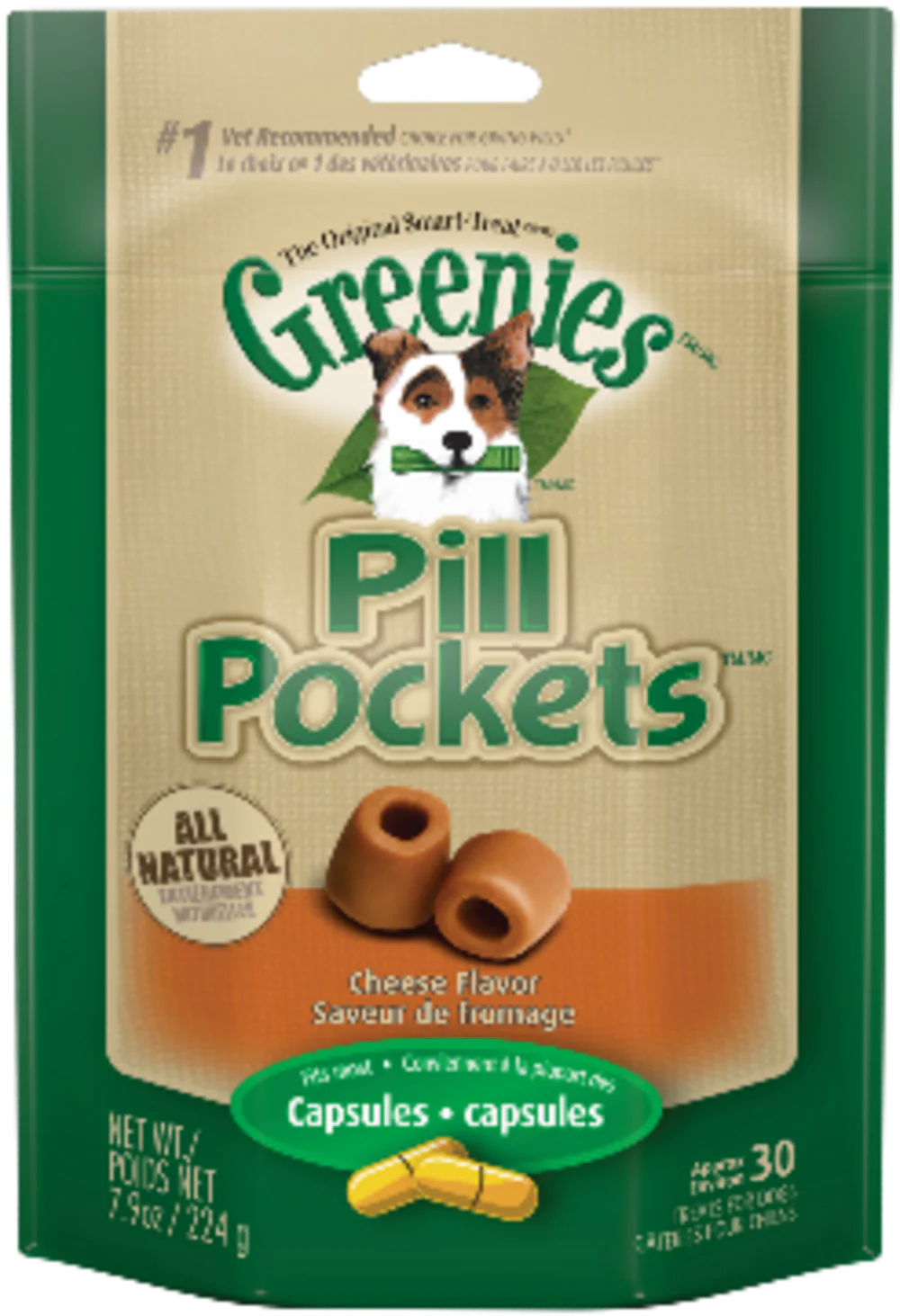 Greenies Pill Pockets Canine Cheese Flavor Dog Treats - Image 3