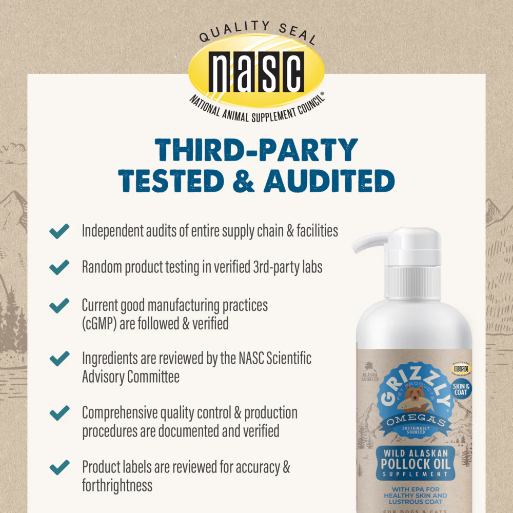 Grizzly Pollock Oil for Dogs - Image 3