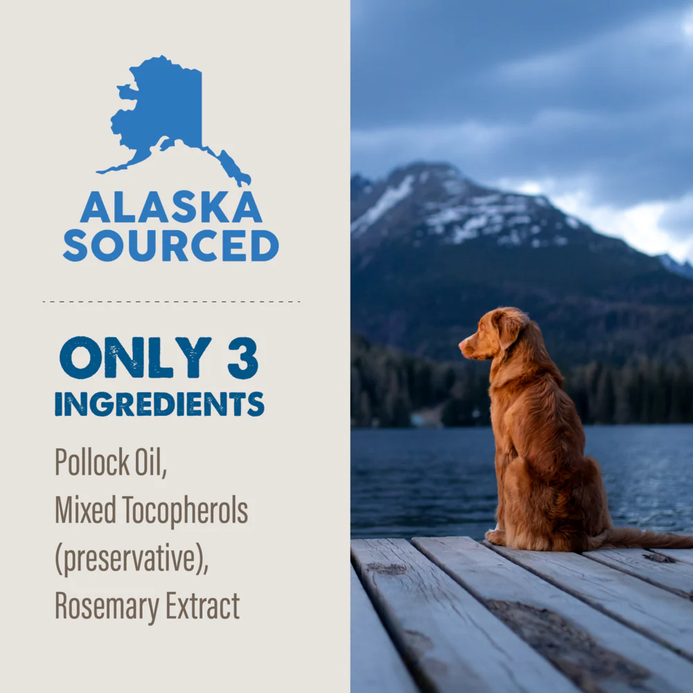 Grizzly Pollock Oil for Dogs - Image 9