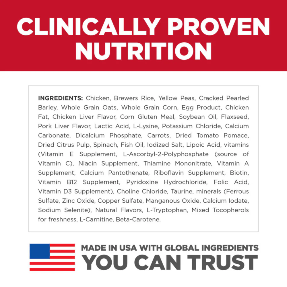 Hill's Science Diet Adult 7+ Senior Vitality SM & Mini Chicken & Rice Recipe Dog Food - Image 10