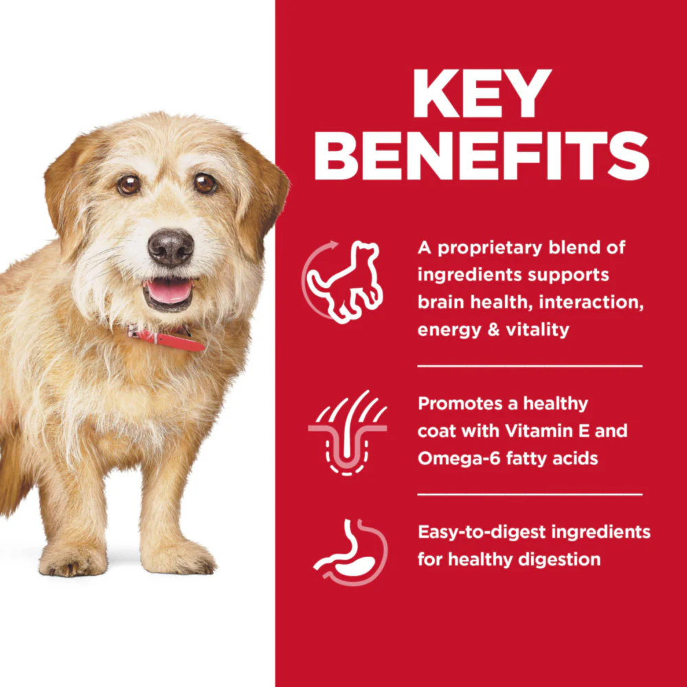 Hill's Science Diet Adult 7+ Senior Vitality SM & Mini Chicken & Rice Recipe Dog Food - Image 9