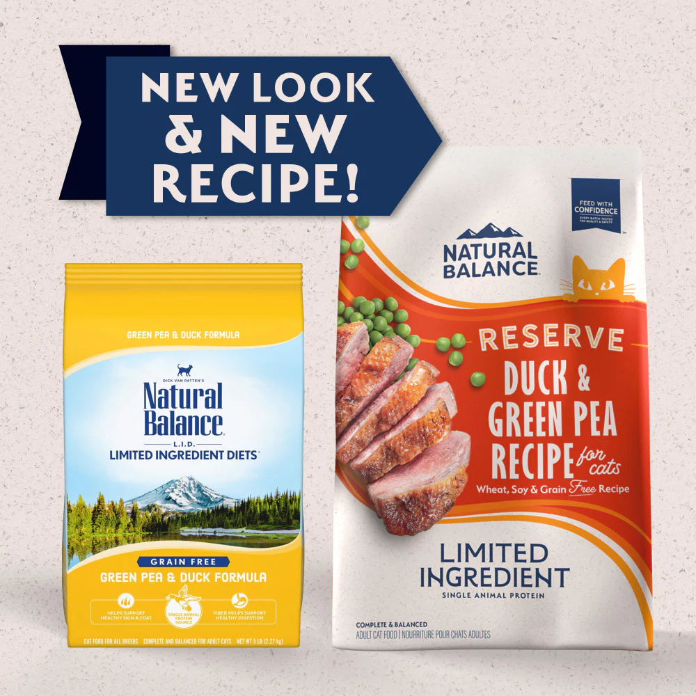 Natural Balance Limited Ingredient Reserve Grain Free Duck & Green Pea Recipe Dry Cat Food - Image 3