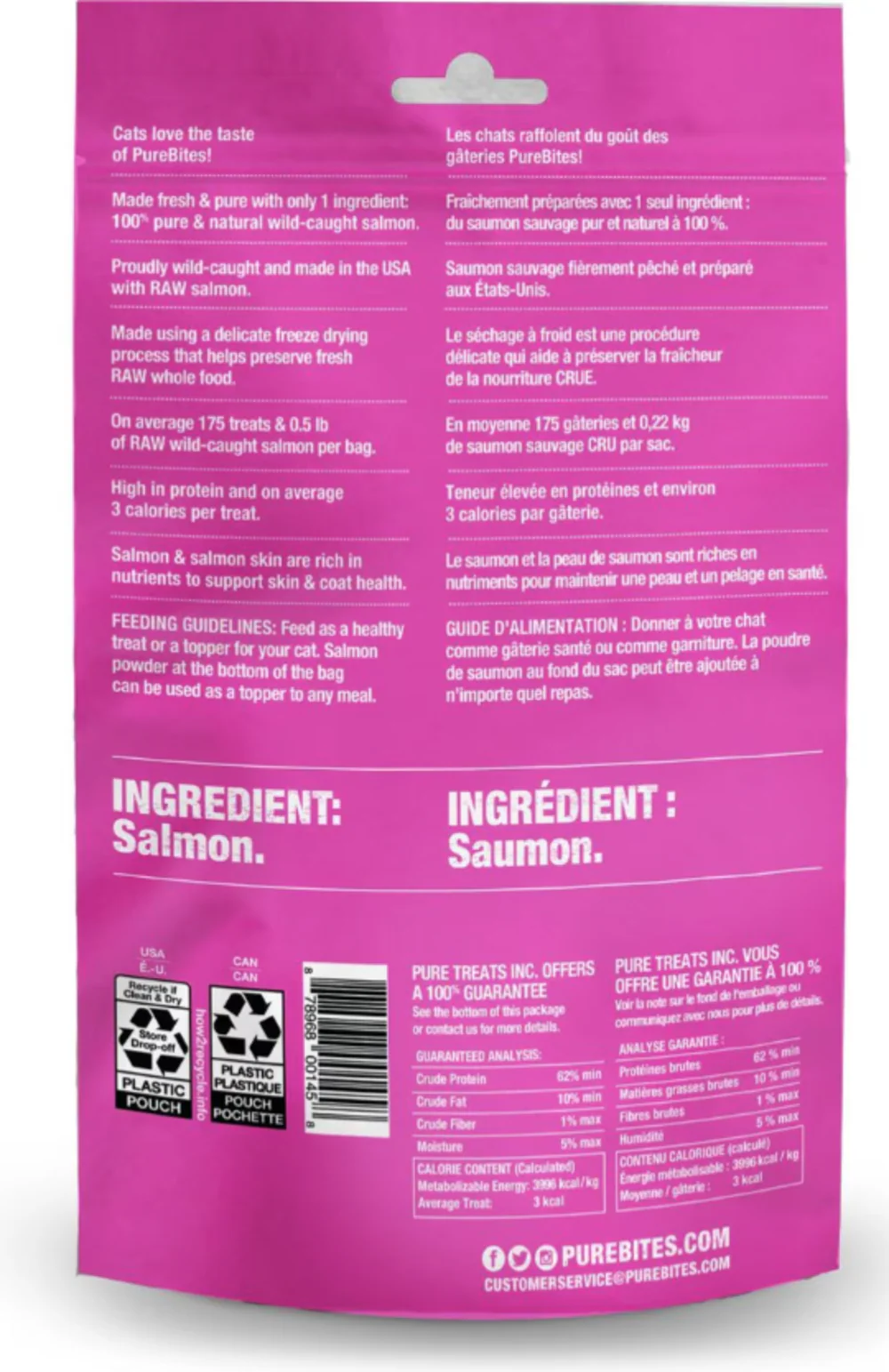 PureBites Freeze Dried Salmon Cat Treats - Image 3