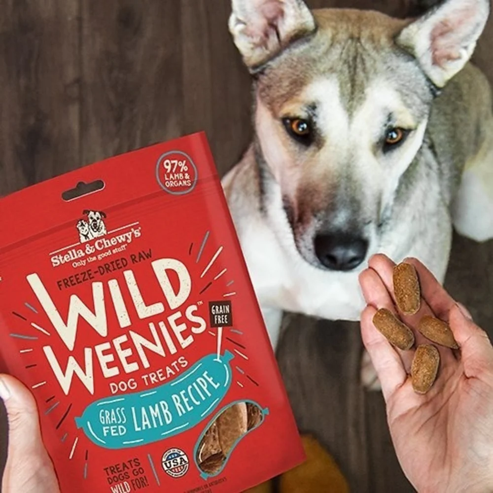Stella & Chewy's Wild Weenies Grain Free Lamb Recipe Freeze Dried Raw Dog Treats - Image 3