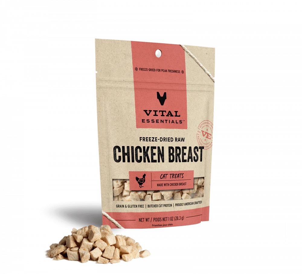 Vital Essentials Vital Cat Freeze Dried Grain Free Chicken Breast Cat Treats - Image 4