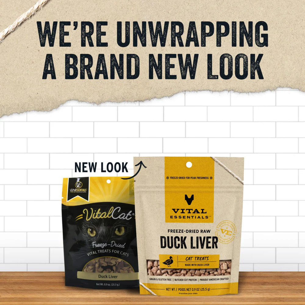 Vital Essentials Vital Cat Freeze Dried Grain Free Duck Liver Cat Treats - Image 4