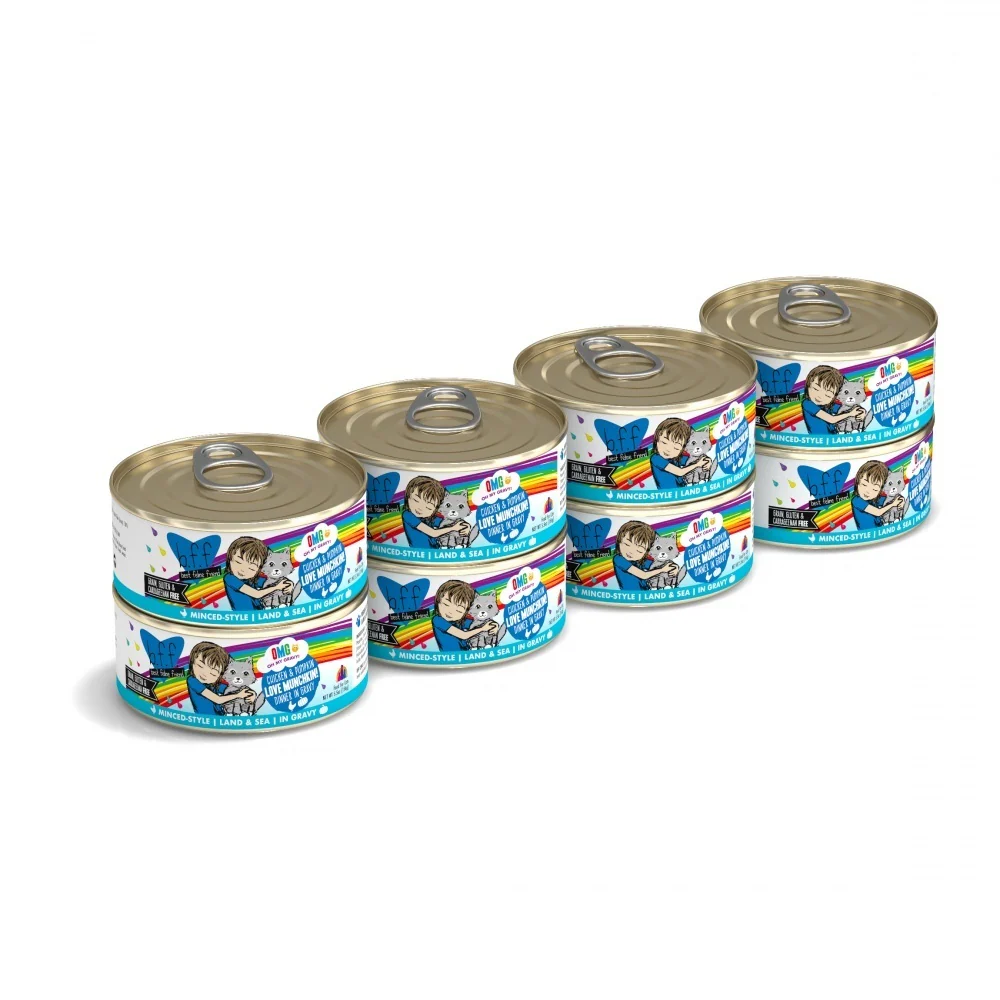Weruva BFF Oh My Gravy Love Munchkin Grain Free Chicken & Pumpkin in Gravy Canned Cat Food - Image 4