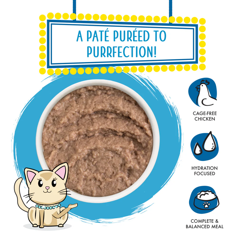 Weruva Slide N' Serve Grain Free Jeopurrdy Licious Chicken Dinner Wet Cat Food Pouch - Image 5