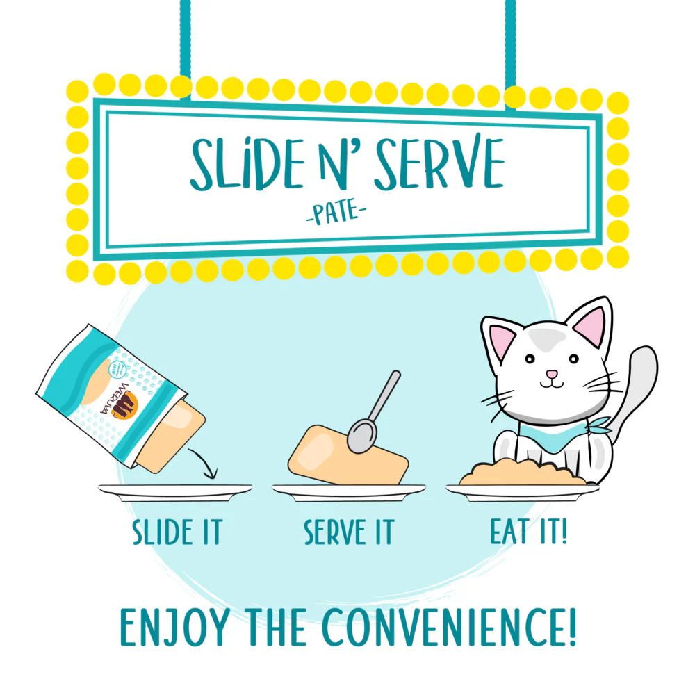 Weruva Slide N' Serve Grain Free Name 'Dat Tuna Tuna Dinner Wet Cat Food Pouch - Image 3